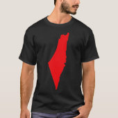 palestina is een vrij land, behalve sjeik Jarrah  T-shirt (Voorkant)