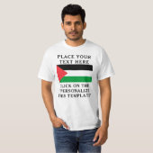 PALESTINA - ISRAËL Oorlog gepersonaliseerd T-shirt (Voorkant volledig)