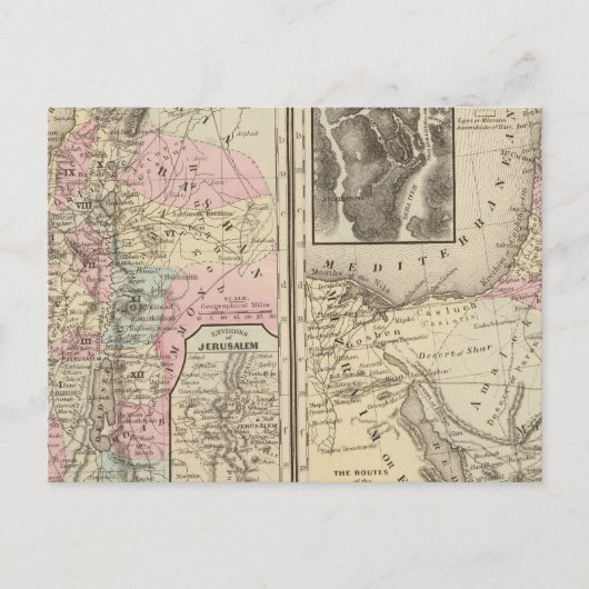 Palestina, Israëlieten Briefkaart (Voorkant)