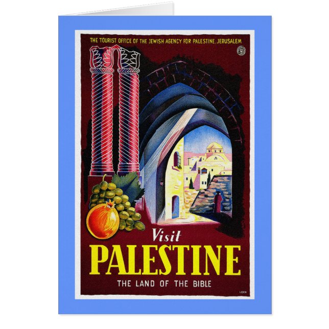 Palestina, Jeruzalem (Voorkant)
