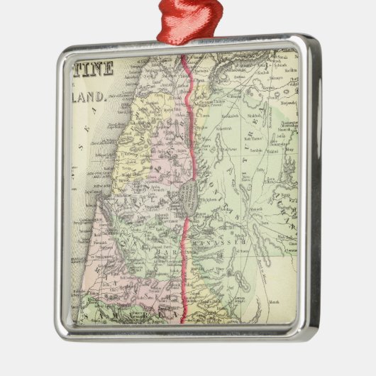 Palestina, Jeruzalem 2 Metalen Ornament (Links)