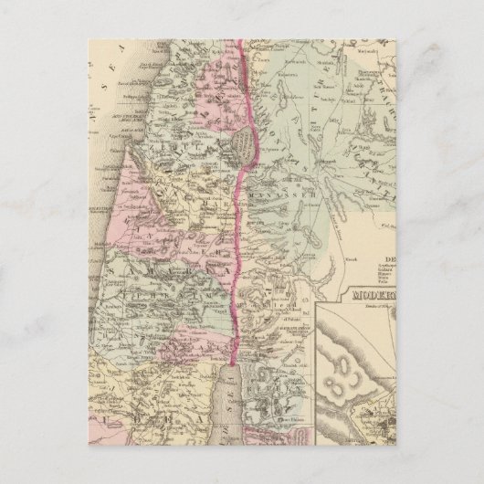 Palestina, Jeruzalem Briefkaart (Voorkant)