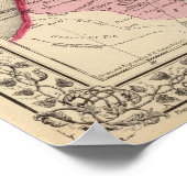 Palestina, kaart van Jeruzalem door Mitchell Poster (Hoek)