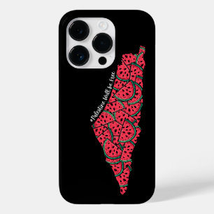Palestina Kaart vol met Watermeloenen Vrij Pales Case-Mate iPhone 14 Pro Hoesje