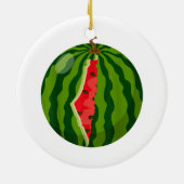 Palestina Kaart Watermeloen Arabische Kalligrafie Keramisch Ornament (Achterkant)