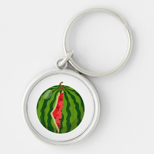 Palestina Kaart Watermeloen Arabische Kalligrafie Sleutelhanger (Voorkant)