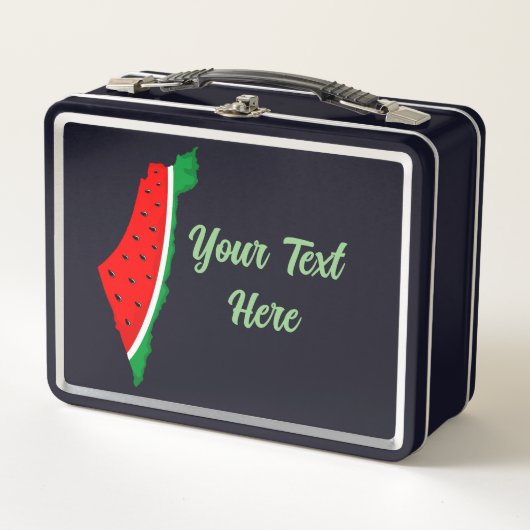 Palestina Kaart Watermeloen Symbool van de vrijhei (Voorkant)