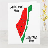 Palestina Kaart Watermeloen Symbool van de vrijhei (Gele Bloem)