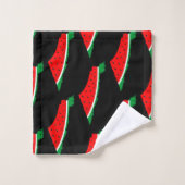 Palestina Kaart Watermeloen Symbool van de vrijhei Bad Handdoek (Wasdoekje)