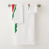 Palestina Kaart Watermeloen Symbool van de vrijhei Bad Handdoek (Insitu)