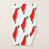 Palestina Kaart Watermeloen Symbool van de vrijhei Bad Handdoek (Handdoek)