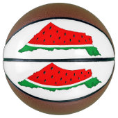 Palestina Kaart Watermeloen Symbool van de vrijhei Basketbal (Voorkant)