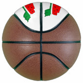 Palestina Kaart Watermeloen Symbool van de vrijhei Basketbal (Rechts)