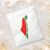 Palestina Kaart Watermeloen Symbool van de vrijhei Bedankzakje (Geknipt)