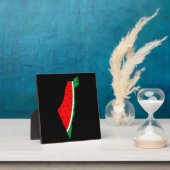 Palestina Kaart Watermeloen Symbool van de vrijhei Fotoplaat (Insitu)