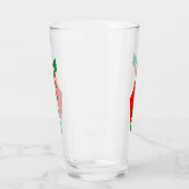 Palestina Kaart Watermeloen Symbool van de vrijhei Glas (Links)