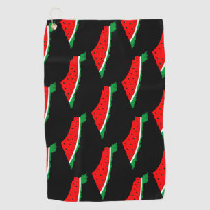 Palestina Kaart Watermeloen Symbool van de vrijhei Golfhanddoek