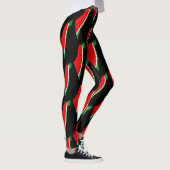 Palestina Kaart Watermeloen Symbool van de vrijhei Leggings (Rechts)