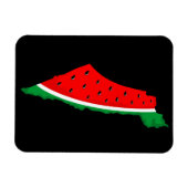 Palestina Kaart Watermeloen Symbool van de vrijhei Magneet (Horizontaal)