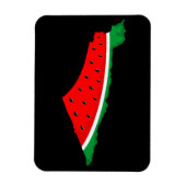 Palestina Kaart Watermeloen Symbool van de vrijhei Magneet (Verticaal)