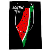 Palestina Kaart Watermeloen Symbool van de vrijhei Medium Cadeauzakje (Voorkant)