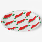 Palestina Kaart Watermeloen Symbool van de vrijhei Papieren Bordje (Gekanteld)