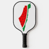 Palestina Kaart Watermeloen Symbool van de vrijhei Pickleball Paddle (Voorkant)