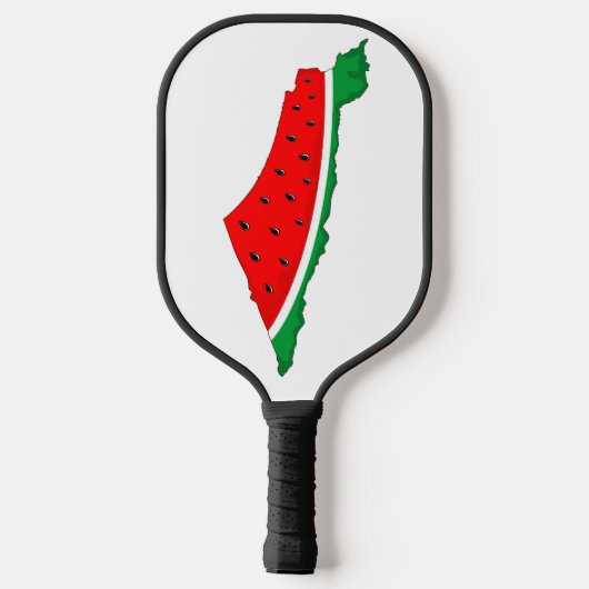 Palestina Kaart Watermeloen Symbool van de vrijhei Pickleball Paddle (Achterkant)