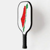 Palestina Kaart Watermeloen Symbool van de vrijhei Pickleball Paddle (Links)