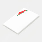 Palestina Kaart Watermeloen Symbool van de vrijhei Post-it® Notes (Schuin)