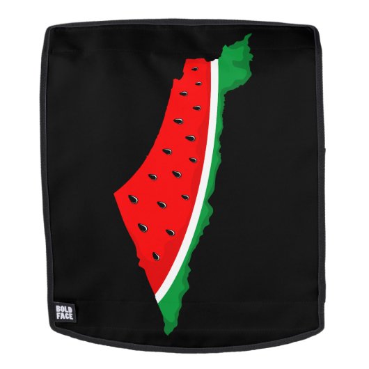 Palestina Kaart Watermeloen Symbool van de vrijhei Rugtassen (Verwijderbaar gezicht)