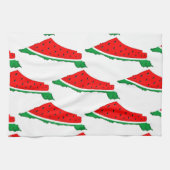 Palestina Kaart Watermeloen Symbool van de vrijhei Theedoek (Horizontaal)