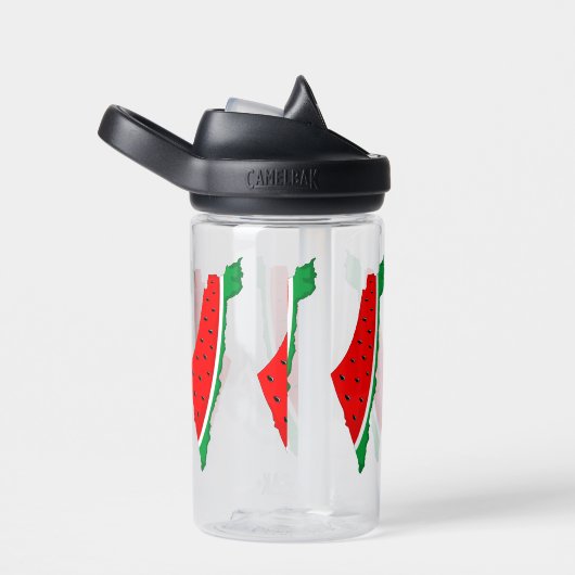 Palestina Kaart Watermeloen Symbool van de vrijhei Waterfles (Rechts)