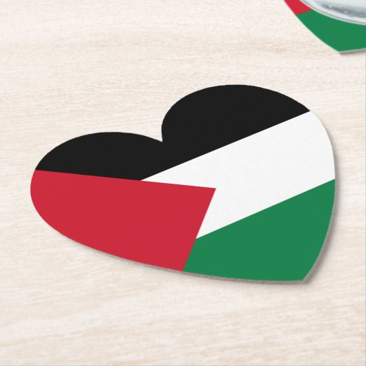 Palestina Kartonnen Onderzetters (Gekanteld)