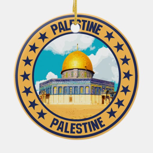 Palestina Keramisch Ornament (Achterkant)