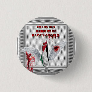 Palestina Knop - Gaza-bewustzijnsspeld Ronde Button 3,2 Cm