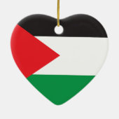Palestina Knop, Patriottische Palestijnse Vlag Keramisch Ornament (Achterkant)