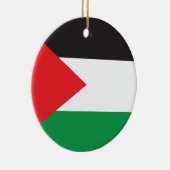 Palestina Knop, Patriottische Palestijnse Vlag Keramisch Ornament (Rechts)