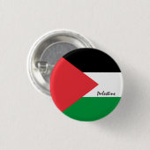 Palestina-knop, patriottische Palestijnse vlag Ronde Button 3,2 Cm (Voorkant /achterkant)