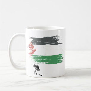Palestina koffiemok   Gedistroyeerde vlag, Treurig