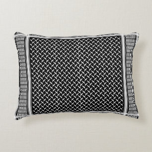 Palestina Kufiya   Zwarte Keffiyeh Tapestry Accent Kussen