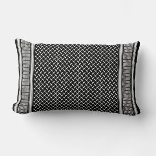 Palestina Kufiya   Zwarte Keffiyeh Tapestry Kussen
