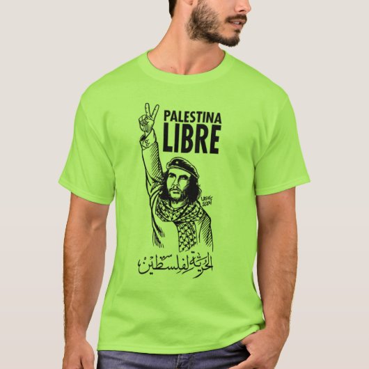 Palestina Libre T-shirt (Voorkant)