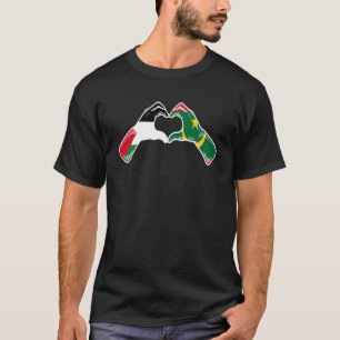 Palestina Mauritanië Vlag Palestijns Mauritanië T-shirt