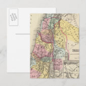Palestina met Arabia Petraea Briefkaart (Voorkant / Achterkant)