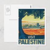 Palestina Midden-Oosten Briefkaart (Voorkant / Achterkant)