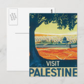 Palestina Midden-Oosten Briefkaart (Voorkant / Achterkant)