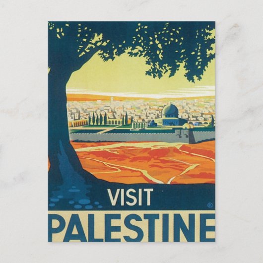 Palestina Midden-Oosten Briefkaart (Voorkant)