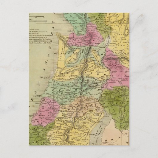 Palestina of het Heilige Land Briefkaart (Voorkant)