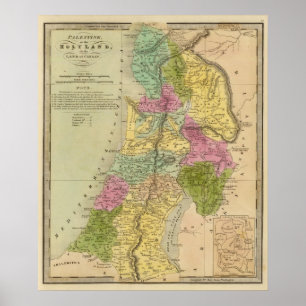 Palestina of het Heilige Land Poster